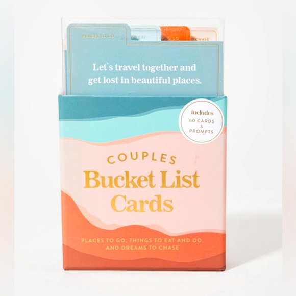 Eccolo Couples Bucket‎ List Card Deck - Picture 1 of 16